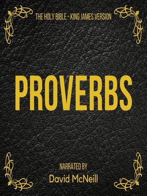 cover image of The Holy Bible--Proverbs
